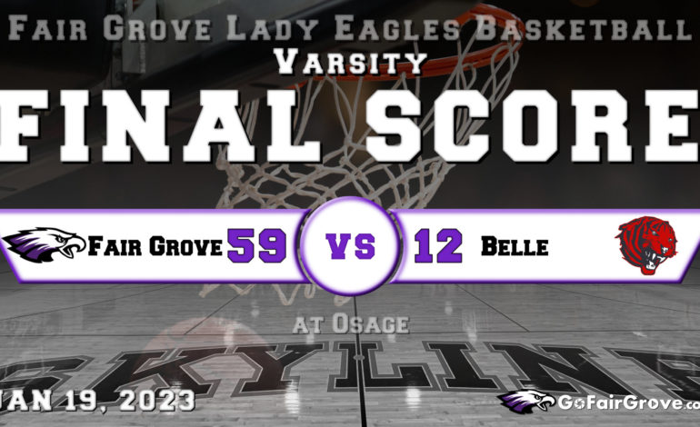 Fair Grove Lady Eagles Advance to Championship After Defeating Belle at 2023 Osage Varsity Girls Tournament