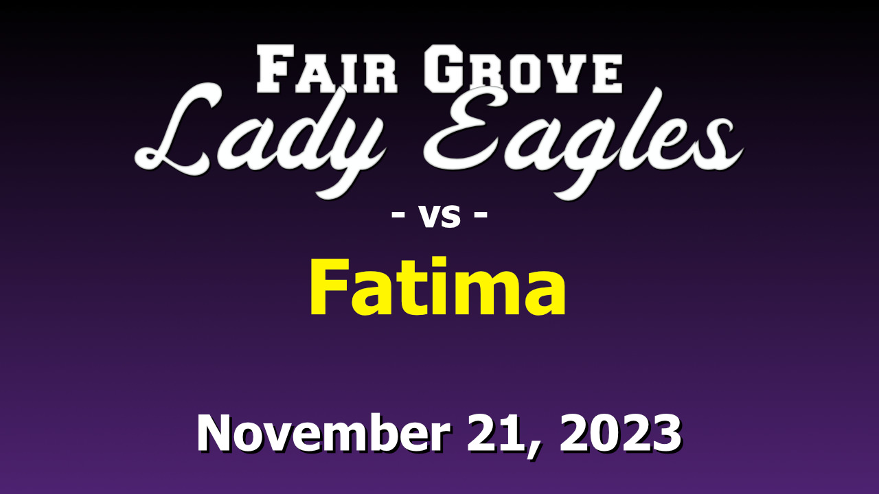 Fair Grove JV Lady Eagles vs Fatima