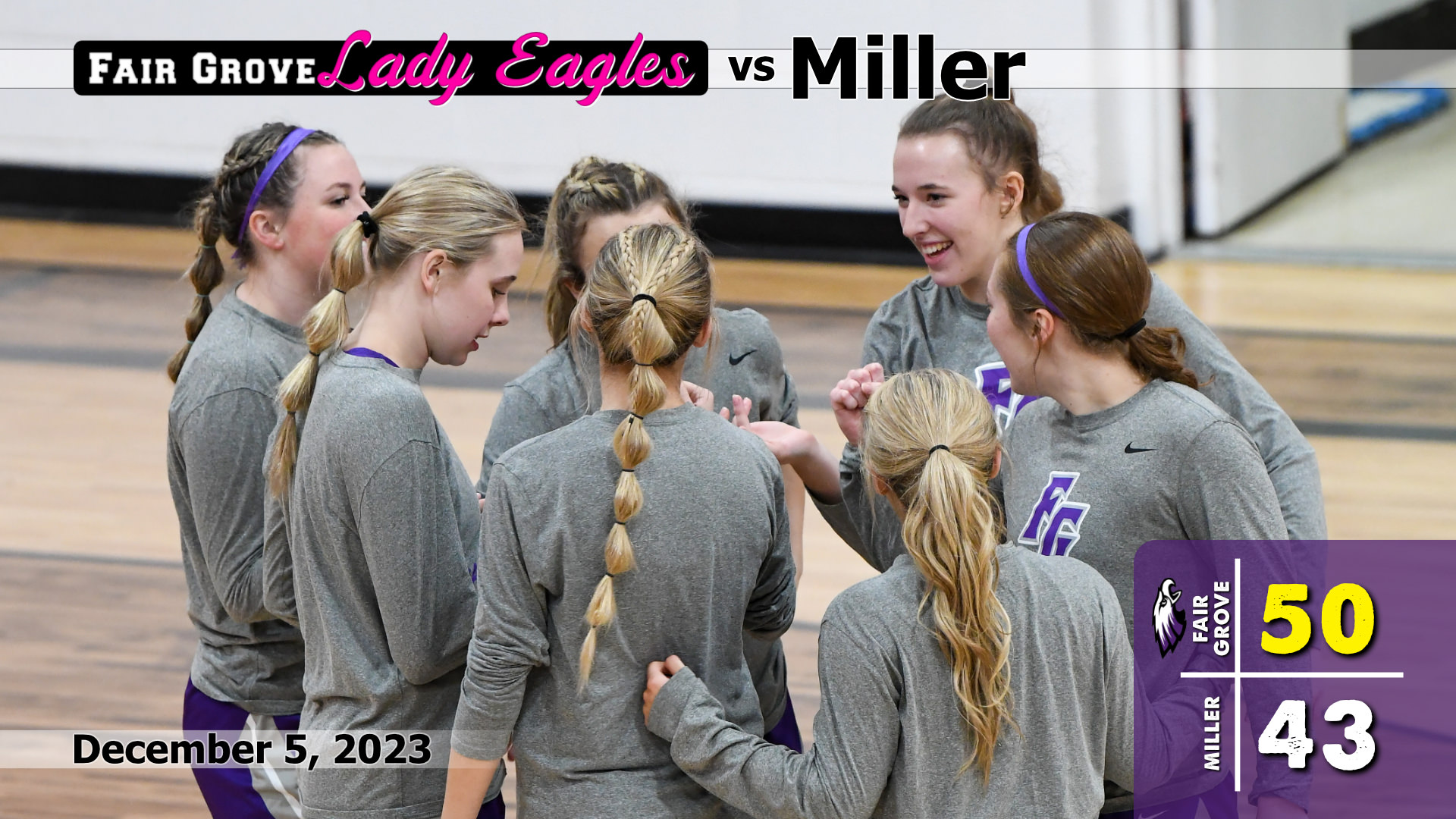 Fair Grove Lady Eagles vs Miller