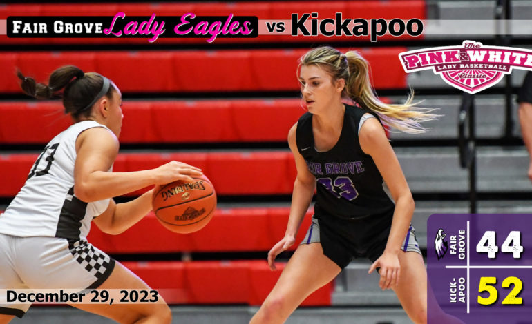 Fair Grove Lady Eagles Fought Hard But Fall Short Against Kickapoo in Pink Division Semifinals