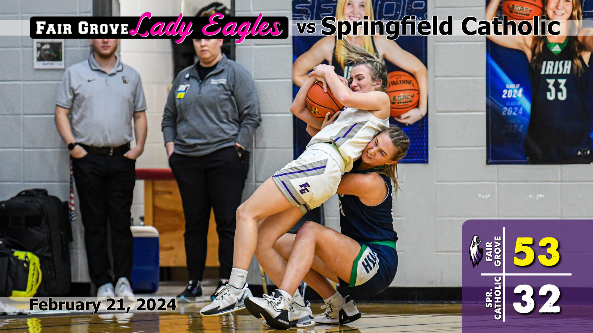 Fair Grove Lady Eagles Over Springfield Catholic 53-32