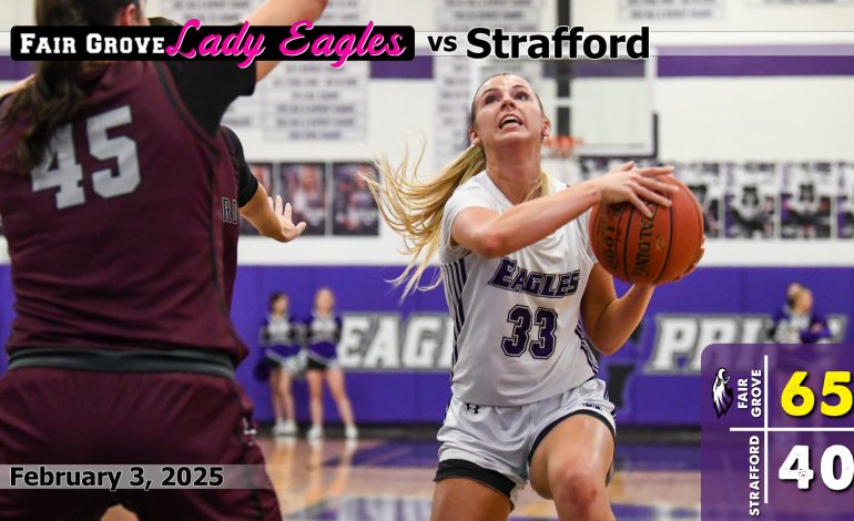 Lady Eagles Take Care of Business Against Strafford: 65-40