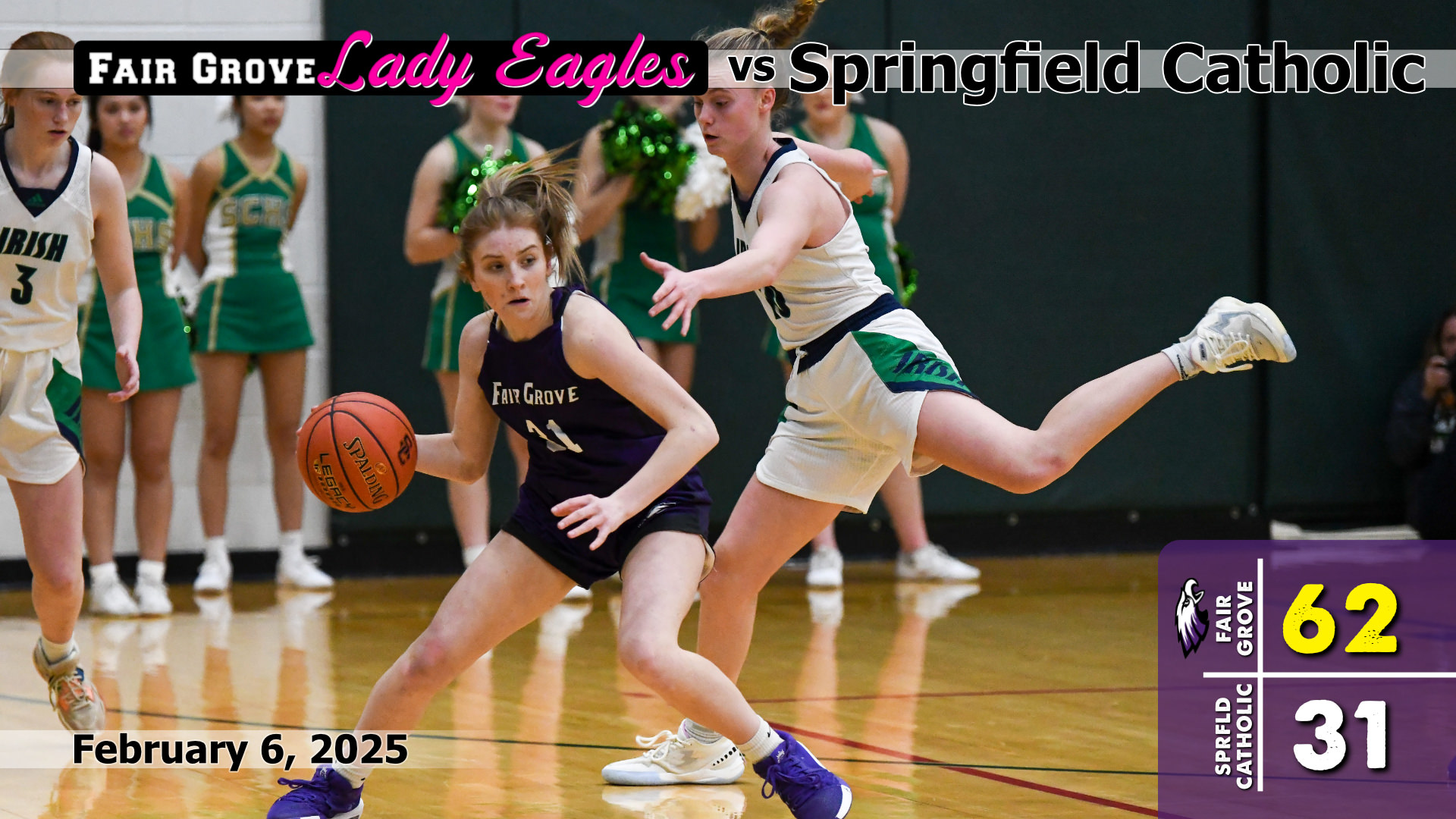 Fair Grove Lady Eagles Double Springfield Catholic’s Score: 62-31